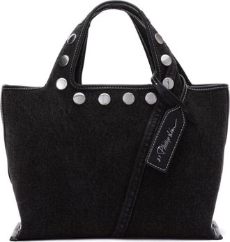3.1 Phillip Lim mini Market denim tote bag - women - Cotton/Cotton - One Size - Black