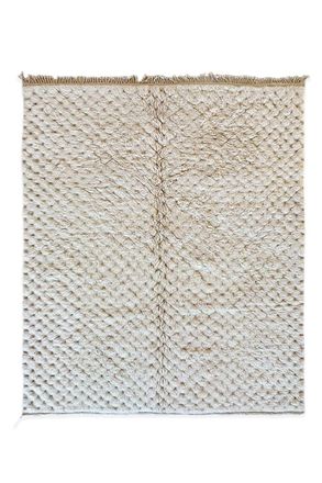 AFK Living Alfombra bereber marroqu&iacute; pura lana beige 237 x 300 cm