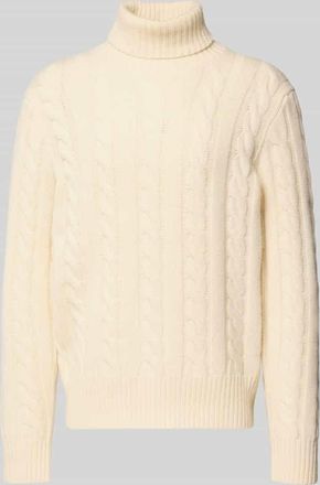 Polo Ralph Lauren Loose Fit Strickpullover aus Woll-Kaschmir-Mix in Ecru, Größe XXL