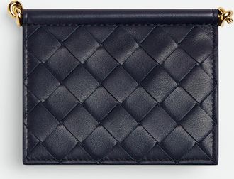 Bottega Veneta Solstice Business Card Case - Blue - Women - 100% Calfskin