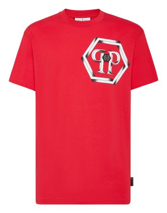 Philipp Plein T-Shirt Round Neck Ss Hexagon