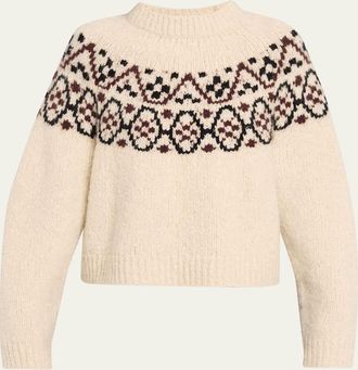 Nili Lotan Chrissy Fair Isle Cashmere Sweater