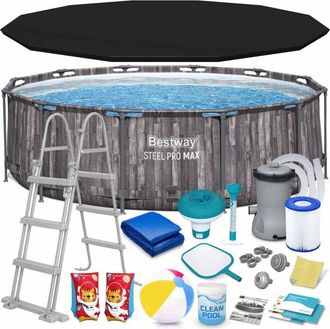 OEM Piscina De Jard&iacute;n Con Estructura De 366 X 100 Cm 18 En 1 Bestway 5614x