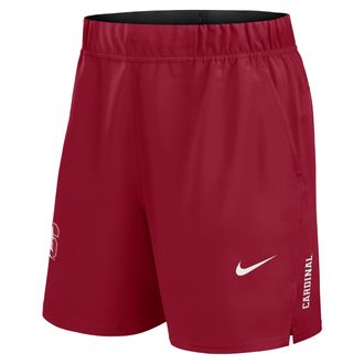 Nike Stanford Primetime Victory Primary Logo Mens Nike Mens Dri-FIT College Shorts in Red | 01NA69WSDN-TXS