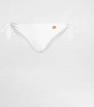 Dolce & Gabbana Slip C/fiocchi - Woman Swimwear White Jersey 1