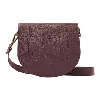 VIA VAI Mae Lizzy bordeaux crossbody tas - Dames - Schoudertassen - Rood - ONE Size - Leer - Tassen