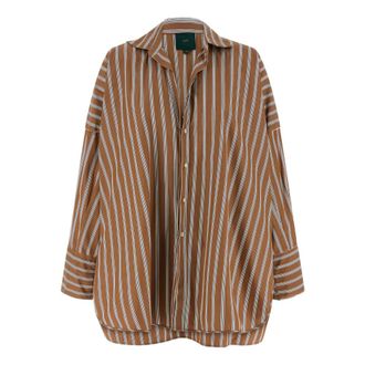 JEJIA Orlando Striped Cotton Poplin Shirt - female - Jejia - Shirts - Multicolor - XS - Blouses & Shirts