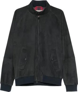 Baracuta Zip-up Suede Jacket