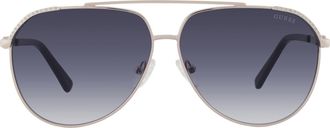 Guess Smoke Gradient Pilot Ladies Sunglasses GF00051 32B 61