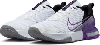 Nike Air Max Alpha Trainer 6 Training Shoe in White/Wild Grape/Cement Grey at Nordstrom Rack, Size 10.5