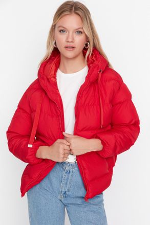 Trendyol Damen Capuchon Kogelvis Jasje