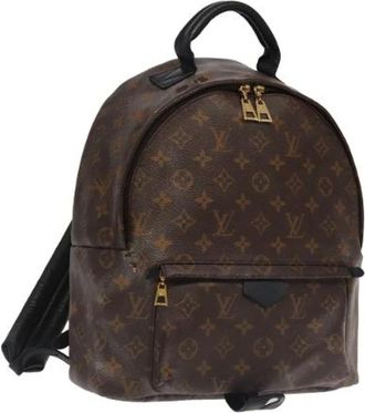 Louis Vuitton Pre-owned Backpacks, female, Brown, Size: ONE SIZE Pre-owned Vintage Canvas Backpack