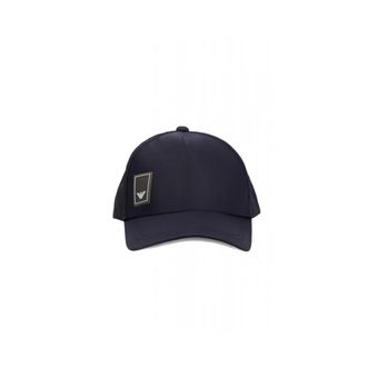 Emporio Armani Logo Baseball Cap - Heren - Petten - Blauw - ONE Size - Accessoires
