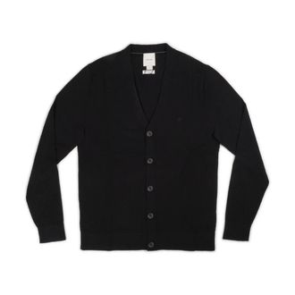 Calvin Klein Stijlvolle hoodies en cardigan - Heren - Vesten - Zwart - S - Polyester - Truien & Vesten