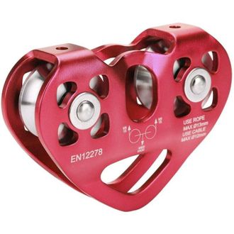 OEM Cavo Di Soccorso Per Teleferica A Doppia Puleggia Da 30 Kn, Carrello Per Arrampicata Allaperto (rosso)