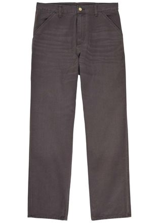 Carhartt Work in Progress Straight-leg Canvas Trousers - Stone - 36 (W36 / XL)