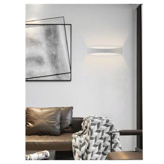 Trade Shop Trade Shop Traesio - Trade Shop - Applique Lampada Da Parete Luce Led Moderna 12 Watt Luce 4000k 6500k 3000k E59-b