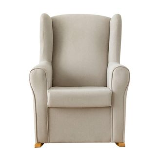 Kenay Home Butaca tapizado beige 78 x 102 cm