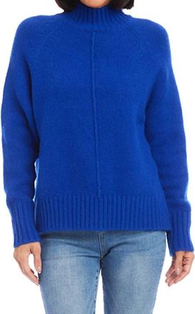 Karen Kane Reese Turtleneck Sweater In Royal Blue