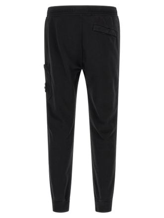 Stone Island Organic Cotton Joggers - Black