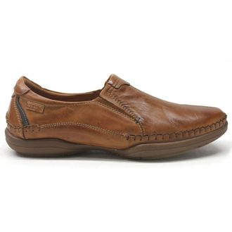 Pikolinos San Telmo M1D Leather Mens loafers Shoes - Brandy - Size:UK 10.5-11