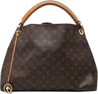 Louis Vuitton Pre-owned Schoudertas - Dames - Vintage Schoudertas - Bruin - ONE Size - Vintage