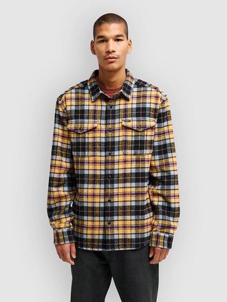 Rvca Hugues Heavy Flannel Shirt bruin