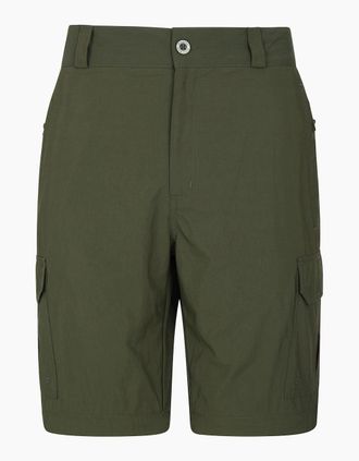 Mountain Warehouse Mens Mountain Warehouse Mens Explore Cargo Shorts - Green - Size: 34/32