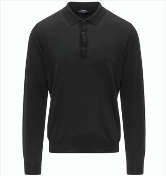 K-Way Rey Merino Wool Blend Polo Shirt