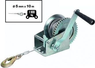 Trade Shop Trade Shop - Argano Verricello Paranco Manuale 2 Velocita Trazione 1100/2200 Kg Ribitech