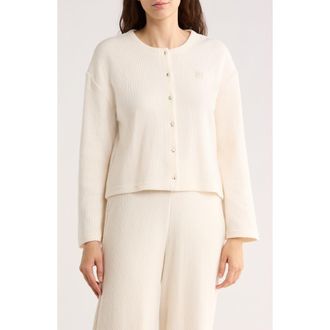 DKNY Buttoned Cardigan in Eggnog at Nordstrom Rack, Size X-Large