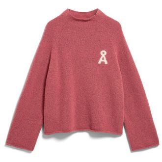 Armedangels Iconic A Monalaa Boucl&eacute; Pullover f&uuml;r Damen | rot