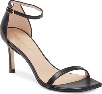 Stuart Weitzman Amelina Ankle Strap Sandal in Black at Nordstrom Rack, Size 9