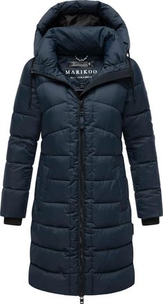 Marikoo dames wintermantel Kaltnäschen met afneembare capuchon