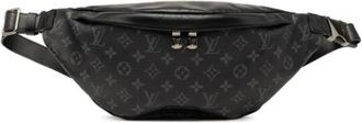 Louis Vuitton Pre-owned Monogram Eclipse Belt Bag - Dames - Vintage Heuptassen - Zwart - ONE Size - Leer - Vintage