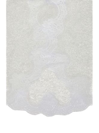 Dolce & Gabbana Foulard in pizzo a fiori - Bianco