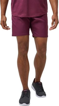 Travis Mathew Sport Mode Twill Shorts in Mauve Wine at Nordstrom, Size 36