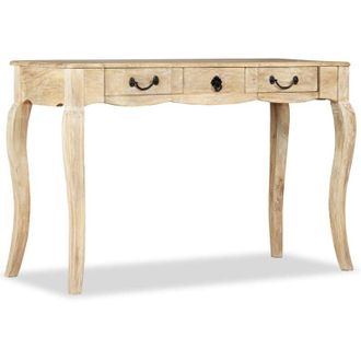 vidaXL Mesa Consola De Madera Maciza De Mango 120x50x80 Cm Vidaxl