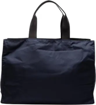 Prada Pre-owned Tote Bags, female, Blue, Size: ONE SIZE Pre-owned Tote Bag
