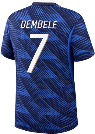 Nike Ousmane Demb&eacute;l&eacute; France National Team 2026 Match Home Nike Mens Dri-FIT ADV Soccer Jersey in Blue | NN203949081-FFF