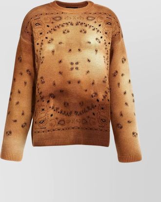 Alanui desert tones knit sweater