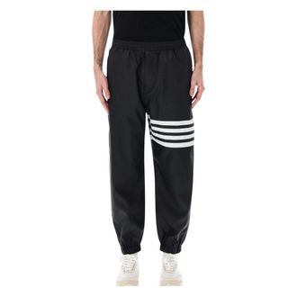 Thom Browne Heren, Sport, Zwart, Maat: M Polyamide