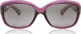 Ray-Ban RB4101 Jackie Ohh Polarized 6591M3 Womens Sunglasses Purple Size 58