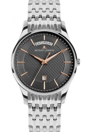 Jacques Lemans 1-2193I Mens London Watch - Silver - One Size