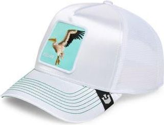 Goorin Brothers Not Into Yoga Embroidered Patch Trucker Hat in White at Nordstrom Rack