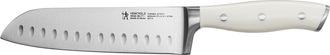 J.A. Henckels International Forged Accent Hollow Edge Santoku Knife - White Handle