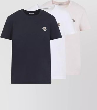Moncler short sleeve crew neck jersey top