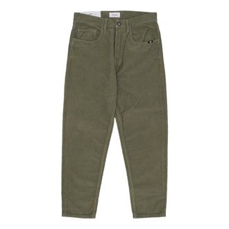 Amish Straight Trousers, male, Green, Size: W29 Velvet Trousers Olive Branch