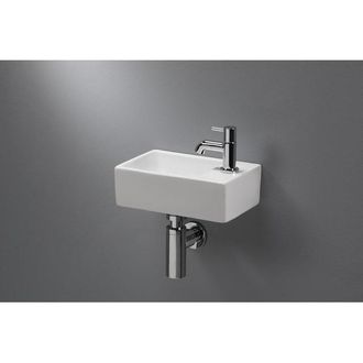 Royal Plaza Capella fontein 30,5x19x11 cm 1 kraangat links wit