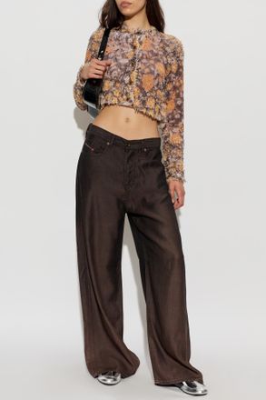 Diesel 1996 D-SIRE-S7 Trousers, Womens, Brown
